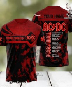AC DC Rock Band All Over Printed Shirt 2809