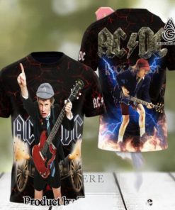 AC DC Rock Band All Over Printed Shirt 3217