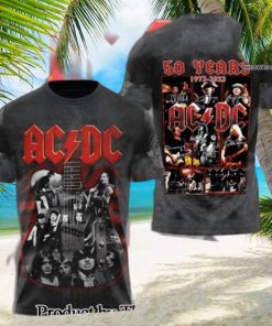 AC DC Rock Band All Over Printed Shirt 3223