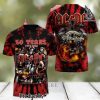 AC DC Rock Band All Over Printed Shirt  3229