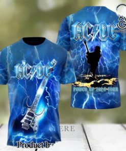 AC DC Rock Band All Over Printed Shirt 3265