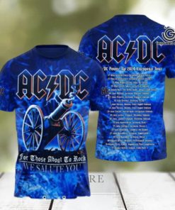 AC DC Rock Band All Over Printed Shirt 3685