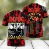 AC DC Rock Band All Over Printed Shirt  3691