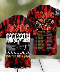 AC DC Rock Band All Over Printed Shirt 3697