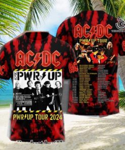 AC DC Rock Band All Over Printed Shirt 3697