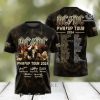 AC DC Rock Band All Over Printed Shirt  3697