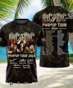AC DC Rock Band All Over Printed Shirt 3745