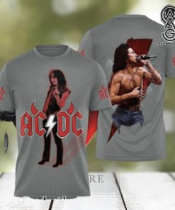 AC DC Rock Band All Over Printed Shirt 4033