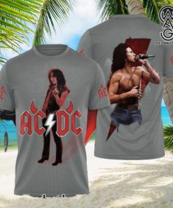 AC DC Rock Band All Over Printed Shirt 4033
