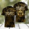 AC DC Rock Band All Over Printed Shirt 4033