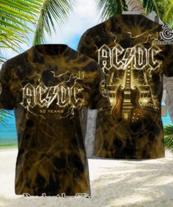 AC DC Rock Band All Over Printed Shirt 4171
