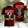 AC DC Rock Band All Over Printed Shirt  6061