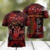 AC DC Rock Band All Over Printed Shirt  3991