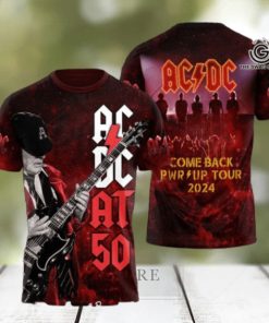 AC DC Rock Band All Over Printed Shirt 4273