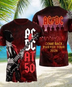 AC DC Rock Band All Over Printed Shirt 4273