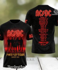 AC DC Rock Band All Over Printed Shirt 4327