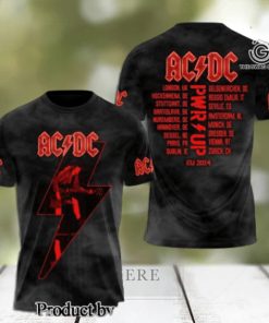 AC DC Rock Band All Over Printed Shirt 4333