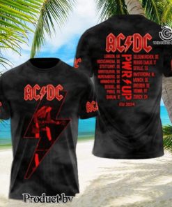 AC DC Rock Band All Over Printed Shirt 4333