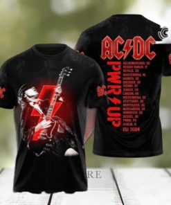 AC DC Rock Band All Over Printed Shirt 4345