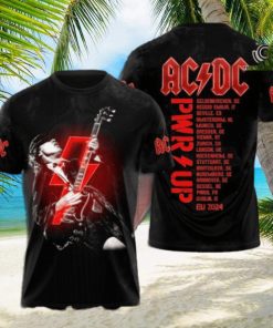 AC DC Rock Band All Over Printed Shirt 4345