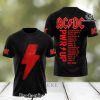 AC DC Rock Band All Over Printed Shirt  4333