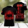 AC DC Rock Band All Over Printed Shirt 4345