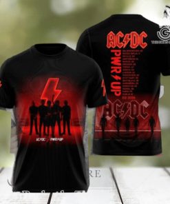 AC DC Rock Band All Over Printed Shirt 4393