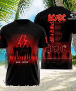AC DC Rock Band All Over Printed Shirt 4393