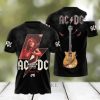 AC DC Rock Band All Over Printed Shirt 4207