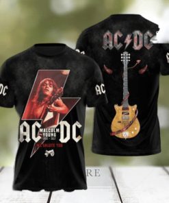 AC DC Rock Band All Over Printed Shirt 4609