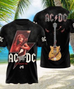 AC DC Rock Band All Over Printed Shirt 4609