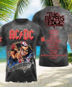 AC DC Rock Band All Over Printed Shirt 5293