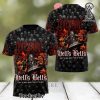 AC DC Rock Band All Over Printed Shirt  4363