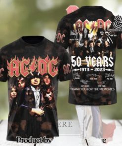 AC DC Rock Band All Over Printed Shirt 6061