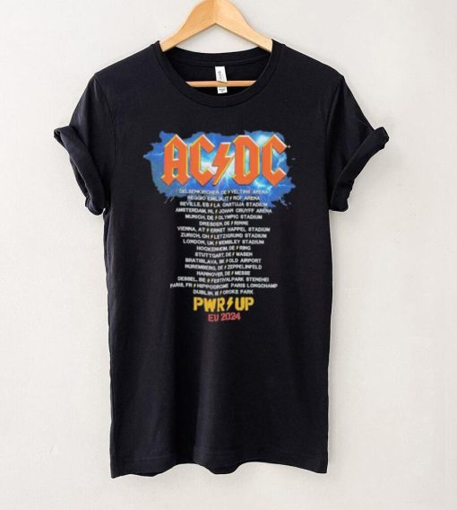 AC DC band London United Kingdom 2024 Tour Shirt