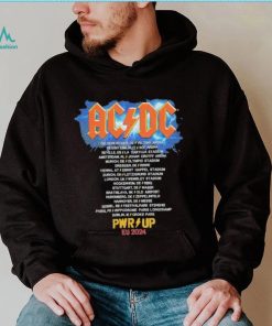 AC DC band London United Kingdom 2024 Tour Shirt