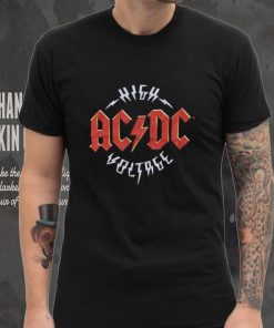 ACDC Men's Officially Licensed High Voltage Tour Heavy Metal Rock T Shirt