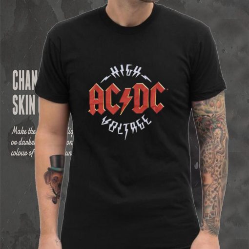 ACDC Men’s Officially Licensed High Voltage Tour Heavy Metal Rock T Shirt