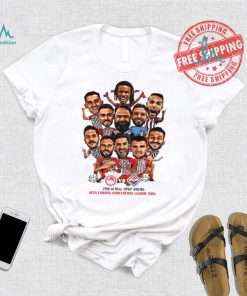 ACF Fiorentina vs Olympiacos F.C. UEFA Europa Conference League 2024 Champions caricature shirt