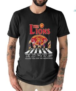 AFL Brisbane Lions Thank You For The Memories shirt
