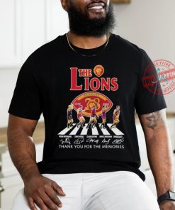 AFL Brisbane Lions Thank You For The Memories shirt