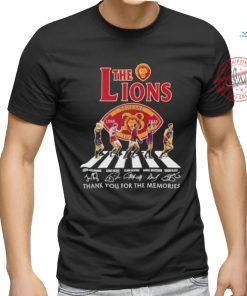 AFL Brisbane Lions Thank You For The Memories shirt