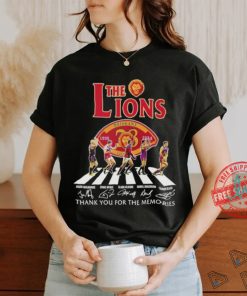 AFL Brisbane Lions Thank You For The Memories shirt