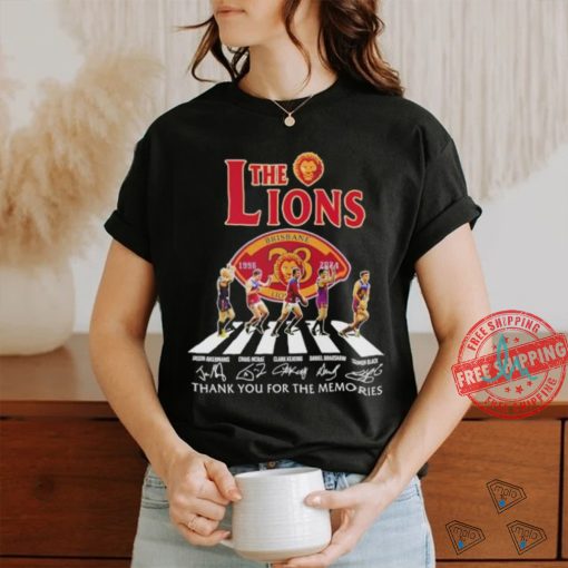 AFL Brisbane Lions Thank You For The Memories shirt