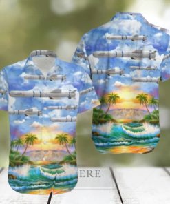 AGM 84 Harpoon Missile Hawaiian Shirt