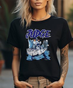 Aaron Judge New York Yankees skyline Illustration graphic shirt