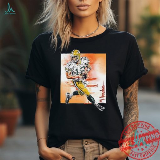 Aaron Rodgers Scrambles 12 Green Bay Packers graphic shirt