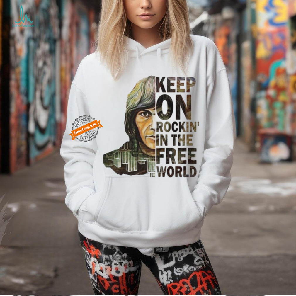 Acdc Neil Young Keep On Rockin’ In The Free World Rock Shirt Acdc Neil Young Keep On Rockin’ In The Free World Rock Shirt