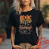 Acdc 51st Anniversary 1973 2024 Thank You For The Memories Signatures Shirt