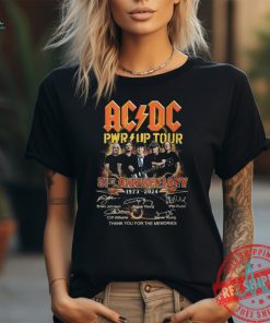 Acdc Pwr Up Tour 51st Anniversary 1973 2024 Thank You For The Memories shirt